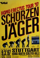 SCHRZENJGER - 1997 - In Concert - Homo Erectus Tour - Poster - Stuttgart