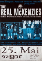 REAL McKENZIES - 2001 - Konzertplakat - Celtic Punkrock - Tourposter - Marl