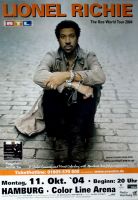 RICHIE, LIONEL - COMMODORES - 2004 - Konzertplakat - Tourposter - Hamburg