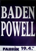POWELL, BADEN - 1995 - Konzertplakat - In Concert - Tourposter - Hamburg