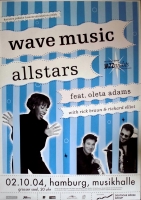 ADAMS, OLETA - 2004 - Konzertplakat - Wave Music - Tourposter - Hamburg