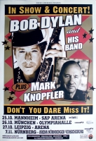 DYLAN, BOB - 2011 - Plakat - Mark Knopfler - In Concert - Poster - Mannheim