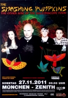 SMASHING PUMPKINS - 2011 - Live In Concert - Other Side Tour - Poster - Mnchen