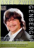 ZWINGENBERGER, AXEL - 2004 - Live In Concert Tour - Poster - Hamburg