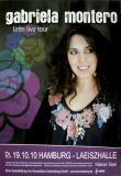 MONTERO, GABRIELA - 2010 - Live In Concert - Latin Live Tour - Poster - Hamburg