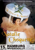 CHOQUETTE, NATALIE - 2001 - Plakat - Concert - La Diva Tour - Poster - Hamburg