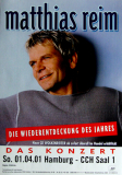 REIM, MATTHIAS - 2001 - Plakat - In Concert - Comback Tour - Poster - Hamburg