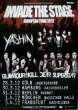 INSIDE THE STAGE - 2012 - Plakat - Yashin - In Concert Tour - Poster
