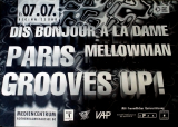 PARIS GROOVES UP - 1995 - Concert - Mellowman - Dis Bonjour a la Dame - Poster