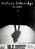 ETHERIDGE, MELISSA - 2001 - In Concert - Live and Alone Tour - Poster - Hannover