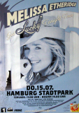 ETHERIDGE, MELISSA - 2004 - Live In Concert - Get Lucky Tour - Poster - Hamburg