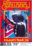 SANTANA - 1992 - Live In Concert - Milagro Tour - Poster - Berlin