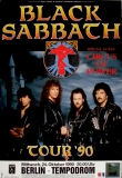 BLACK SABBATH - 1990 - Plakat - Live In Concert Tour - Poster - Berlin