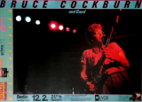 COCKBURN, BRUCE - 1984 - Konzertplakat - Stealing Fire - Tourposter - Berlin