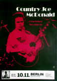 McDONALD, COUNTRY JOE - 1980 - Plakat - Leisure Suite - Tourposter - Berlin