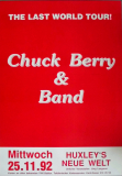 BERRRY, CHUCK - 1992 - Konzetplakat - Last Word - Tourposter - Berlin