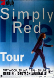 SIMPLY RED - 1996 - Live In Concert - Life Tour - Poster - Berlin