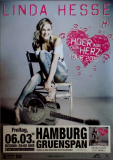 HESSE, LINDA - 2015 - In Concert - Hoer auf dein Herz Tour - Poster - Hamburg
