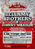 BELLAMY BROTHERS - 1977 - In Concert - Johnny Wakelin - Poster - Ludwigshafen