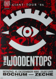 WOODENTOPS, THE - 1986 - Live In Concert - Giant Tour - Poster - Bochum