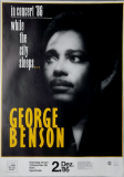 BENSON, GEORGE - 1986 - Live in Concert - While the City Tour - Poster - K�ln