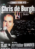 DE BURGH, CHRIS - 2005 - Plakat - Live In Concert - Solo Tour - Poster - Hannover