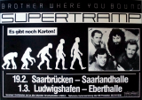 SUPERTRAMP - 1986 - In Concert - Brother.. Tour - Poster - Ludwigshafen - Saarbr
