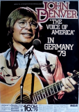 DENVER, JOHN - 1979 - In Concert - Voice of America Tour - Poster - Mannheim