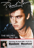 YOUNG, PAUL - 1985 - Konzertplakat - Concert - Secret - Tourposter - Mannheim