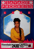 SAVAGE PROGRESS - 1984 - In Concert - Celebration Tour - Poster - Mannheim