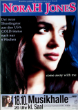 JONES, NORAH - 2002 - In Concert - Come Away Tour - Poster - Hamburg