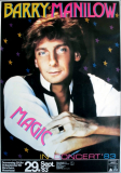 MANILOW, BARRY - 1983 - Live In Concert - Magic Tour - Poster - Mannheim