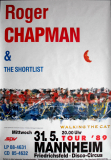 CHAPMAN, ROGER - 1989 - Plakat - Live In Concert Tour - Poster - Mannheim