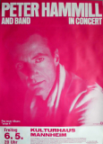 HAMMILL, PETER - VAN DER GRAAF - 1983 - In Concert Tour - Poster - Mannheim