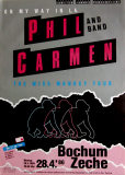 CARMEN, PHIL - 1986 - In Concert - Wise Monkey Tour - Poster - Bochum