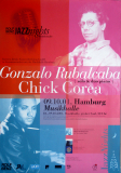 CHICK COREA - 2001 - Konzertplakat - Rubalcaba - Jazz - Tourposter - Hamburg