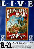 GRATEFUL DEAD - 1990 - Live In concert - Without a Net Tour - Poster - Berlin