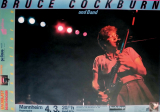 COCKBURN, BRUCE - 1984 - In Concert - Stealing Fire Tour - Poster - Mannheim