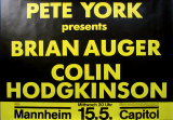 YORK, PETE - BRIAN AUGER - HODGKINSON - 1985 - In Concert Tour - Poster