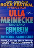 PFUNGSTADT FESTIVAL - 1985 - Konzertplakat - Ulla Meinecke - Poster