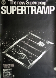 SUPERTRAMP - 1976 - Live In Concert - Crime of.. / Crisis What Crisis Tour - Poster