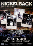 NICELBACK - 2016 - Konzertplakat - Concert - Monster Truck - Tourposter - Kln