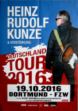 KUNZE, HEINZ RUDOLF - 2016 - Plakat - In Concert Tour - Poster - Dortmund