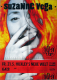 VEGA, SUZANNE - 1992 - Live In Concert - 99,9F� Tour - Poster - Berlin - B