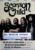SCORPION CHILD - 2016 - In Concert - Acid Roulette Tour - Poster - Dsseldorf A