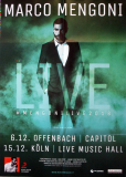 MENGONI, MARCO - 2016 - Live In Concert Tour - Poster - K�ln