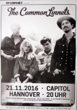 COMMON LINNETS, THE - 2016 - Plakat - Live In Concert Tour - Poster - Hannover