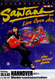 SANTANA - 2002 - Live In Concert - Supernatural Tour - Poster - Hannover - B
