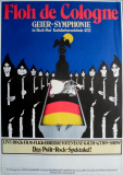 FLOH DE COLOGNE - 1973 - Tourplakat - Concert - Geier Symphonie - Tourposter