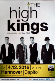 HIGH KINGS - 2016 - In Concert - Friends for Life Tour - Poster - Hannover